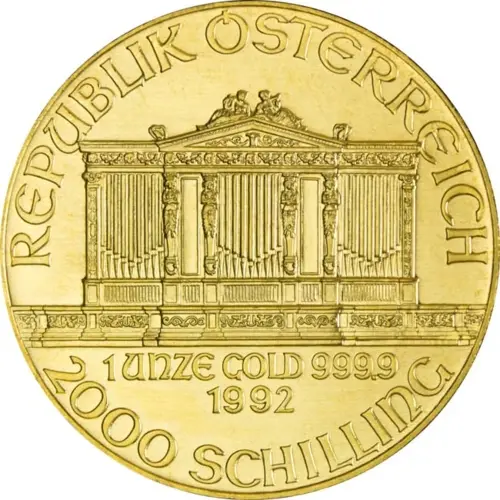 Austria Philharmonic 1 Ounce Gold 1992