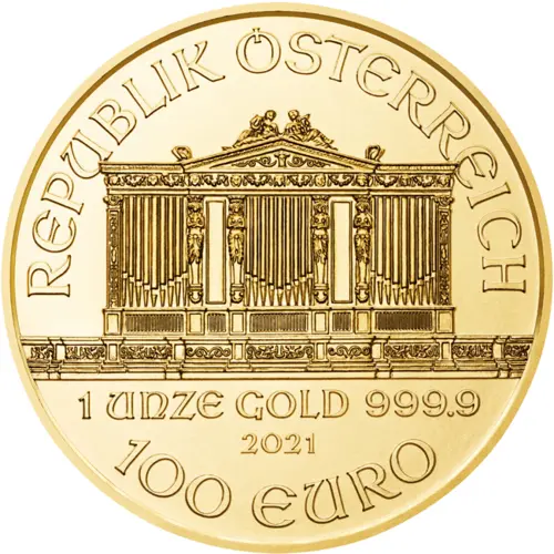 Austria Philharmonic 1 Ounce Gold 2021