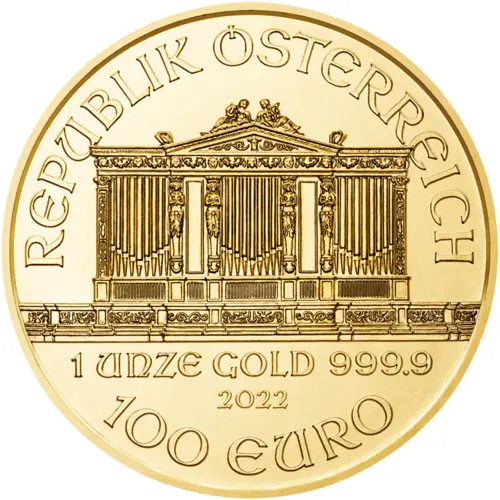 Austria Philharmonic 1 Ounce Gold 2022