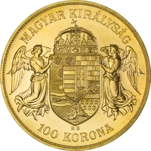 Ungarn 100 Korona Gold NP