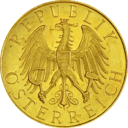 First Republic 25 Schilling Gold