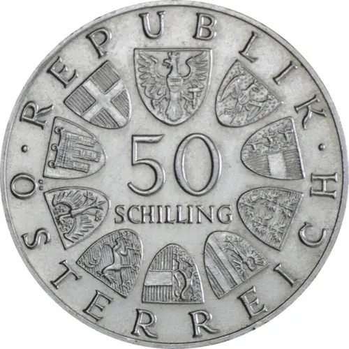 50 Schilling Series I. Silver