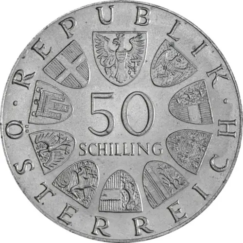 50 Schilling Series II. Silver
