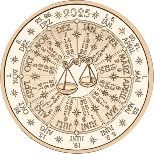 Calendar Medal 2025