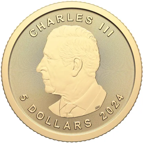 Maple Leaf 1/10 Oz Gold 2024