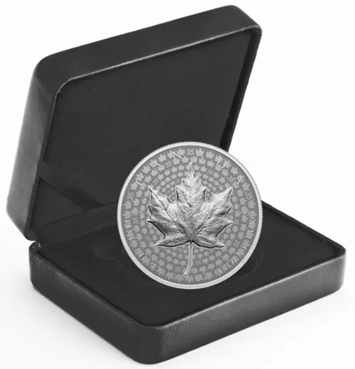 Ultra High Relief Silver Maple Leaf