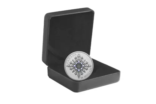Sapphire Jubilee Snowflake Brooch