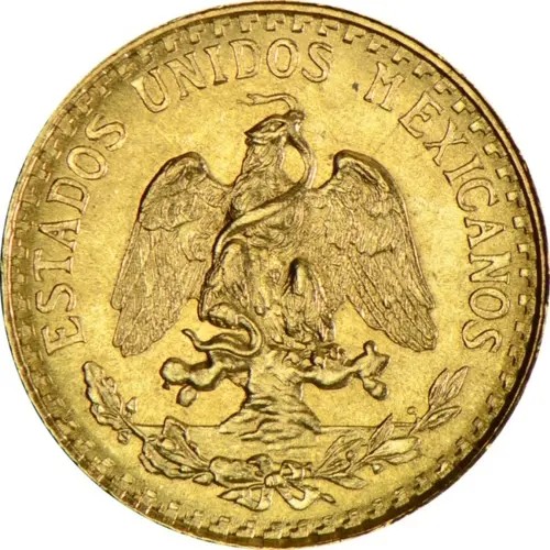 Mexico 2 Pesos Gold