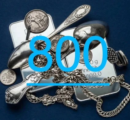 800 ezrelék ezüst