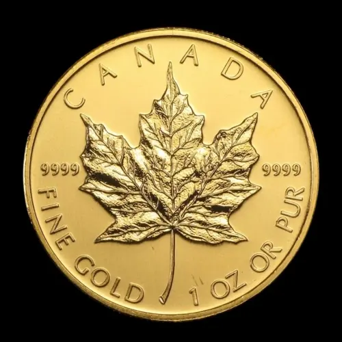 1 oz Gold Maple Leaf – 999,9 tisztaságú kanadai aranyérme