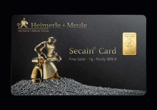 Heimerle + Meule 1 g Secain Aranykártya – Érték, Biztonság és Szeretet egyben