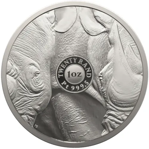 Big Five II - Rhino 1 Ounce Platinum Proof Coin