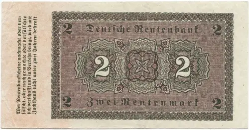 2 Rentenmark 1923