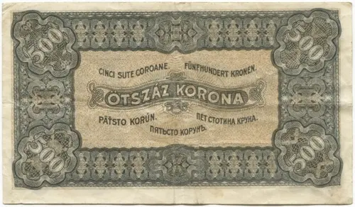 500 Korona 1923 (Fürst Árpád)