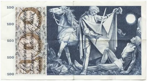 100 Franken 1957 (Bubenportrait)