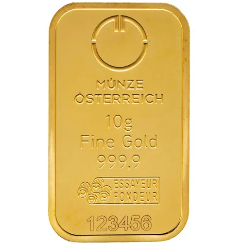 Austrian Mint Gold Bar 10 g