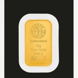 10 g Argor-Heraeus Kinebar® – Prémium Hologramos Aranylapka