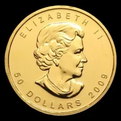 1 oz Gold Maple Leaf – 999,9 tisztaságú kanadai aranyérme