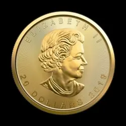 1/2 oz Gold Maple Leaf – 999,9 tisztaságú aranyérme