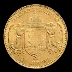 20 Korona aranyérme – Ferenc József (Franz Joseph I.)
