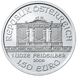1 oz Wiener Philharmoniker – 999 ezüst érme - BU
