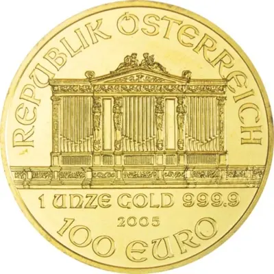 Austria Philharmonic 1 Oz Gold 2005