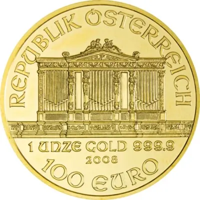 Austria Philharmonic 1 Ounce Gold 2008
