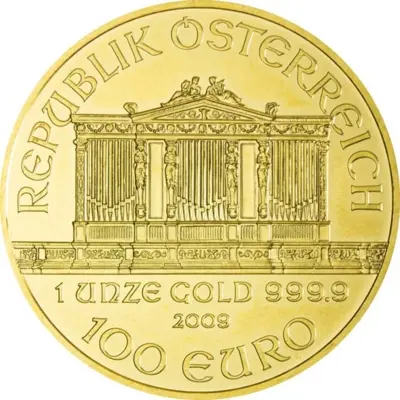 Austria Philharmonic 1 Ounce Gold 2009
