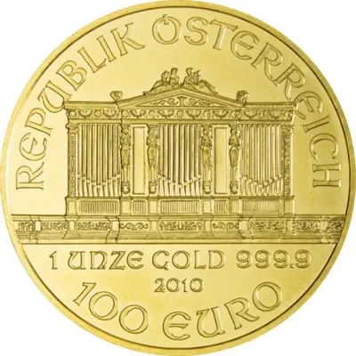 Austria Philharmonic 1 Ounce Gold 2010