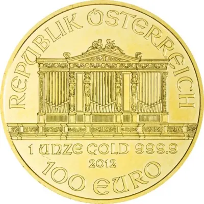 Austria Philharmonic 1 Ounce Gold 2012