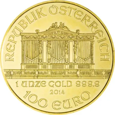 Austria Philharmonic 1 Ounce Gold 2014