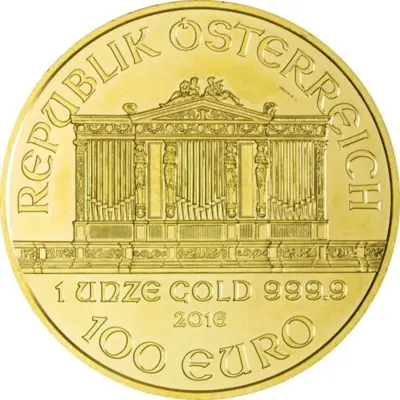 Austria Philharmonic 1 Ounce Gold 2016