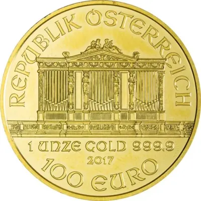 Austria Philharmonic 1 Ounce Gold 2017