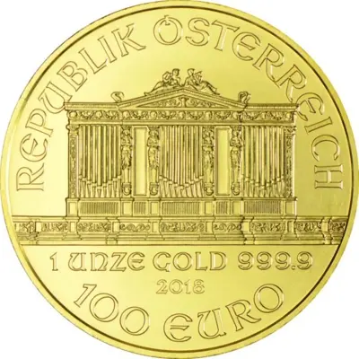 Austria Philharmonic 1 Ounce Gold 2018