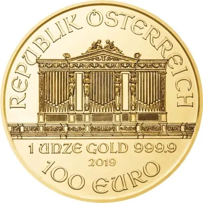 Austria Philharmonic 1 Ounce Gold 2019