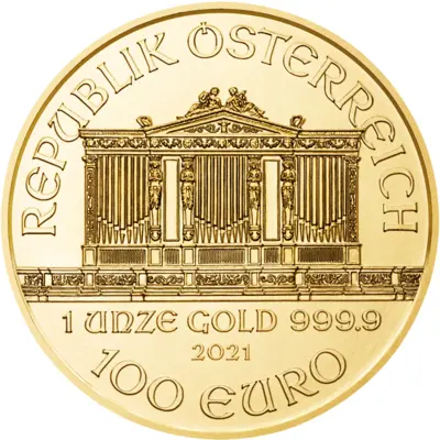 Austria Philharmonic 1 Ounce Gold 2021