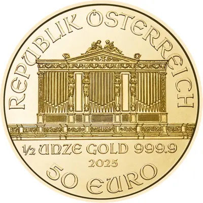 Philharmonic 1/2 Oz Gold 2025