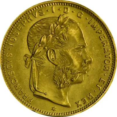 Austria 8 Gulden Gold Restrike