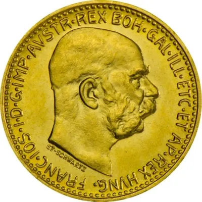 Austria 10 Crowns Gold Restrike