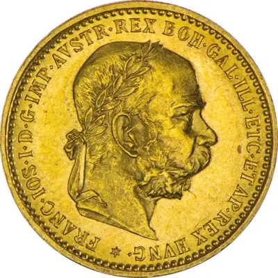Austria 10 Crowns Gold