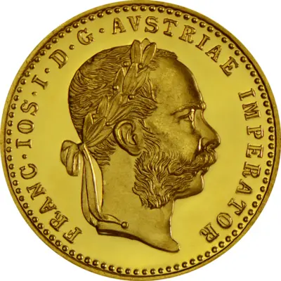 Austria 1 Ducat Gold Restrike New