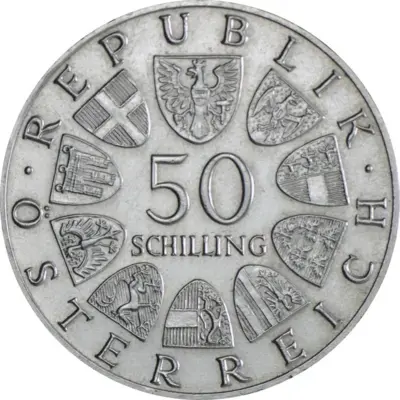 50 Schilling Series I. Silver