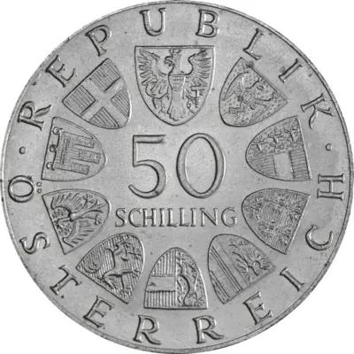 50 Schilling Series II. Silver