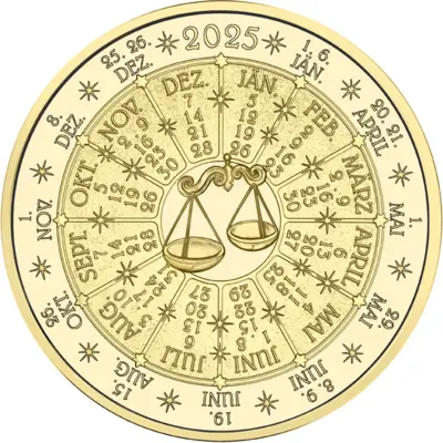 Calendar Medal 2025