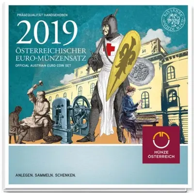 Austrian Euro Coin Set 2019