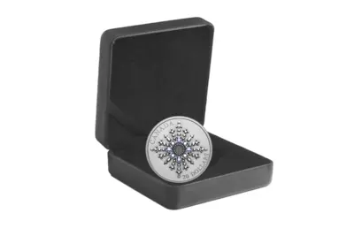 Sapphire Jubilee Snowflake Brooch