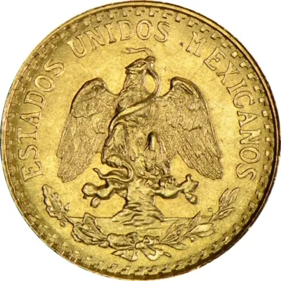 Mexico 2 Pesos Gold