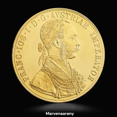 4 Dukát aranyérme – Ferenc József (1915 utánveret)