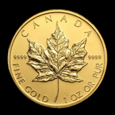 1 oz Gold Maple Leaf – 999,9 tisztaságú kanadai aranyérme