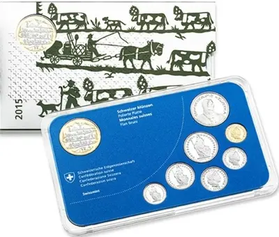 Coin Set Switzerland 2015 proof